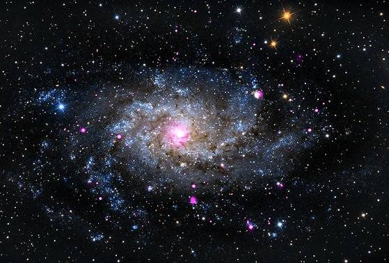 Messier 33(M33)[사진 NASA/Chandra X-ray Center(CXC)/Smithsonian Astrophysical Observatory(SAO)]