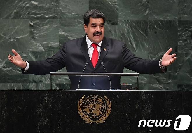 니콜라스 마두로 베네수엘라 대통령 © AFP=뉴스1 © News1 우동명 기자