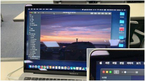 디스플레이 개선을 실감할 수 있다. (사진=지디넷코리아)