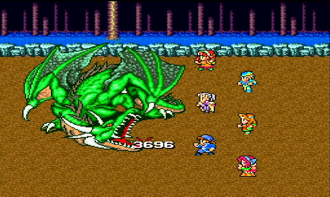 (로맨싱사가1의 모습)