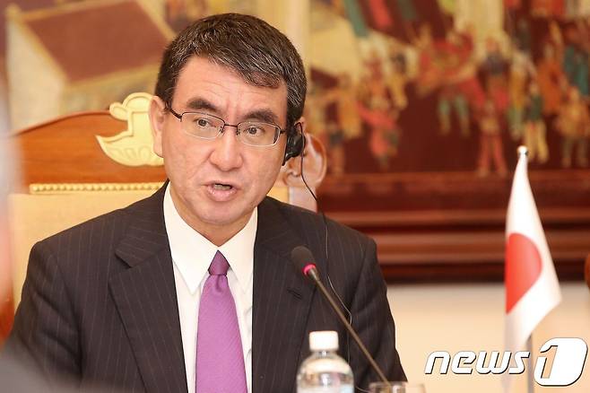 고노 다로 일본 외무상 <자료사진> © AFP=뉴스1