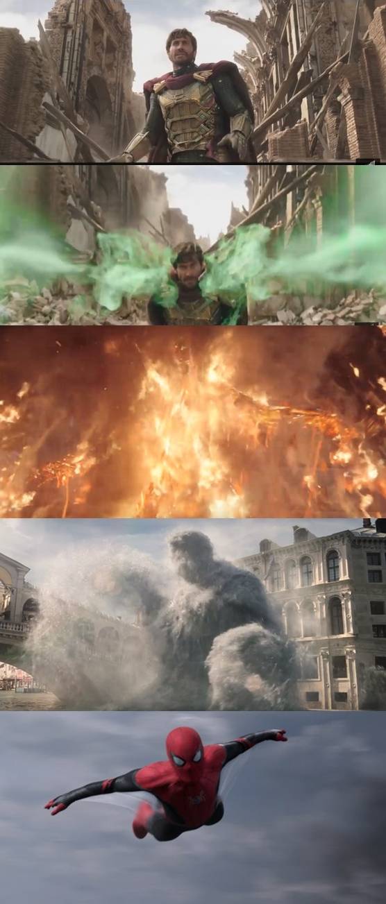 '스파이더맨: 파 프롬 홈' 티저 예고편 캡쳐