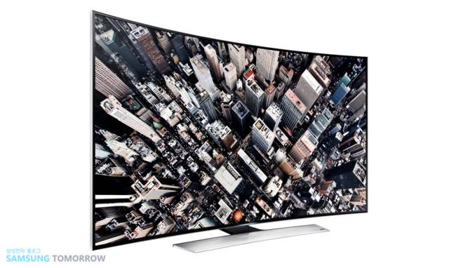 세계 최초 커브드 UHD TV[제공=삼성전자]