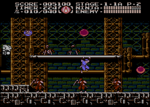 (패미콤용 닌자용검전 3의 모습)