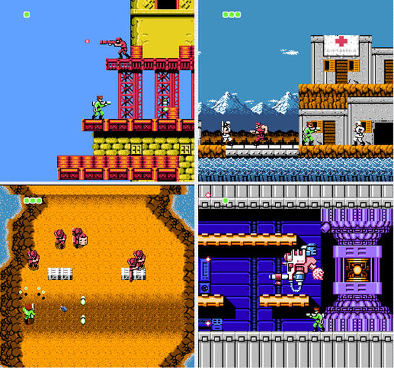 (패미콤 버전 ‘바이오닉 코만도’)