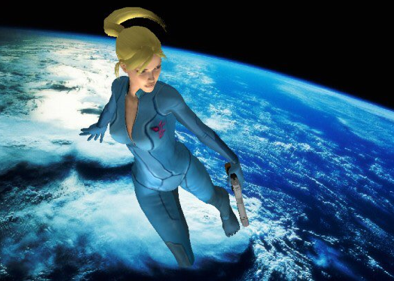 (수트를 입지 않고 사무스 아란 본연의 모습으로 플레이를 할 수 있었다)