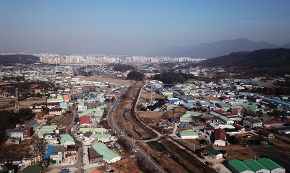 3기 신도시 지정된 경기도 하남시 교산동 일대. (사진=연합뉴스)