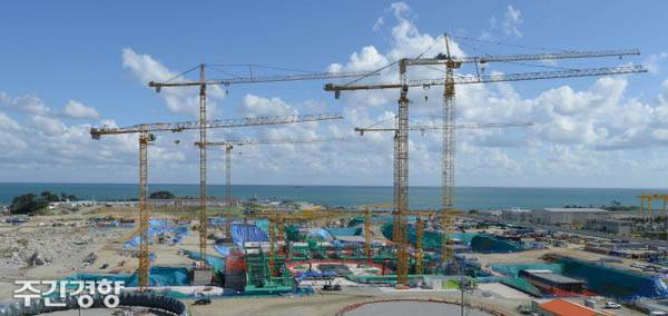 2017년 10월 건설 중이던 울산시 울주군의 신고리 5·6호기 공사현장. 2023년 준공 예정인 신고리 6호기는 국내 마지막 원전이 될 가능성이 높다./강윤중 기자