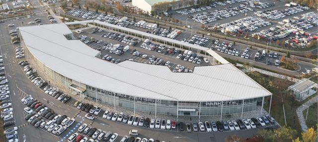 인천 최대 중고차 매매단지 엠파크 전경. 엠파크 제공