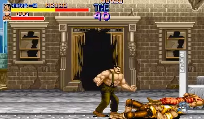 (1스테이지 보스를 참교육 시킨 해거)