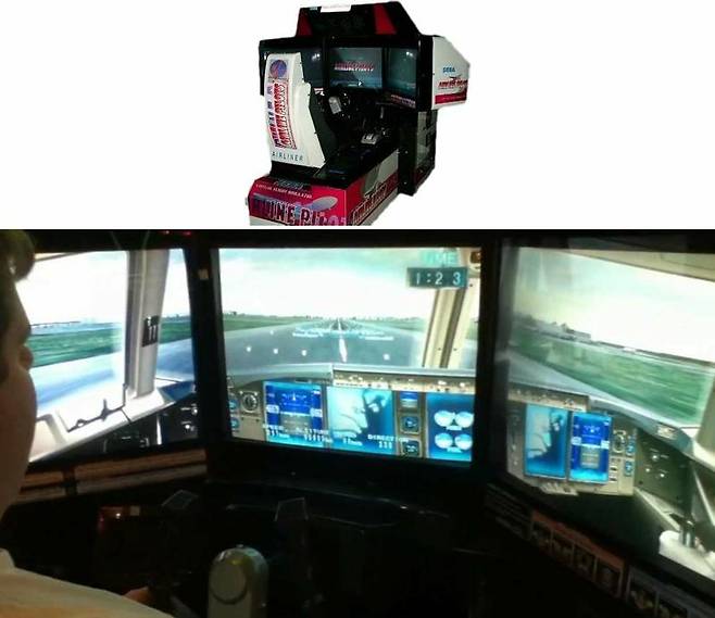 (3개의 CRT 화면이 당신을 기다린다!)