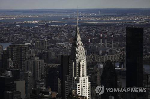 뉴욕 맨해튼의 랜드마크 크라이슬러빌딩  [AFP=연합뉴스]