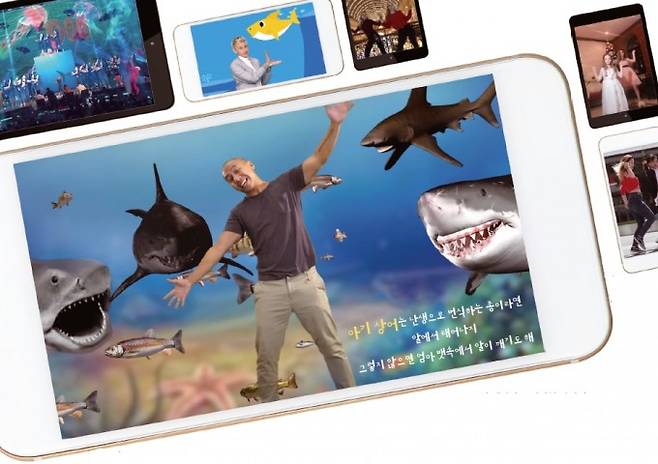 2017년 캐나다 코미디언 마이키 버스토스가 ‘상어 가족’을 패러디해 만든 뮤직비디오 등 ′상어 가족′을 패러디한 다양한 유투브 영상들이 있다.