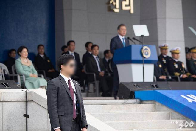 올해 해군사관학교 졸업 및 임관식 사진. /사진=청와대 제공