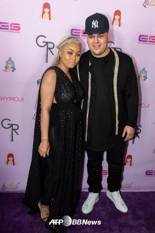 이혼 전의 블랙 차이나와 롭 카다시안 /AFPBBNews=뉴스1