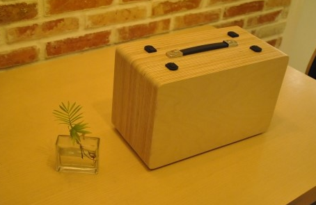 (그냥 두툼한 나무 가방으로 보이지만)