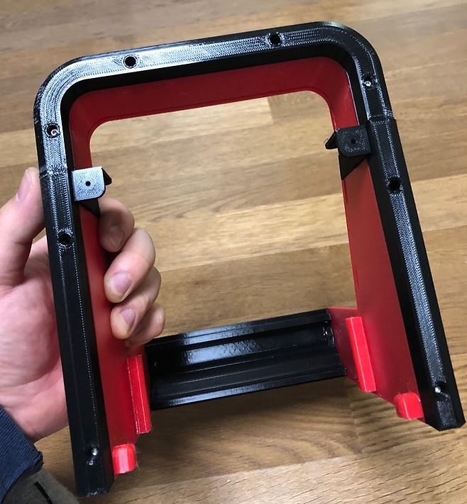 (뼈대를 3D 프린터로 출력한 모습) / 라즈베리봉 님 사진 제공