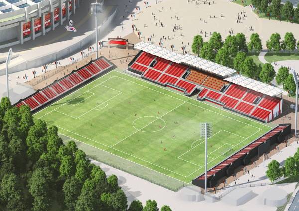 부천축구전용경기장 조감도 ⓒ부천FC