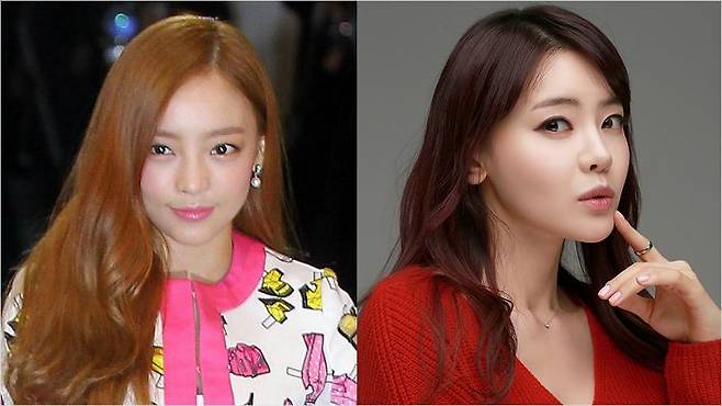 가수 겸 배우 구하라와 성우 서유리. (사진=자료사진, 디모스트엔터테인먼트 제공)