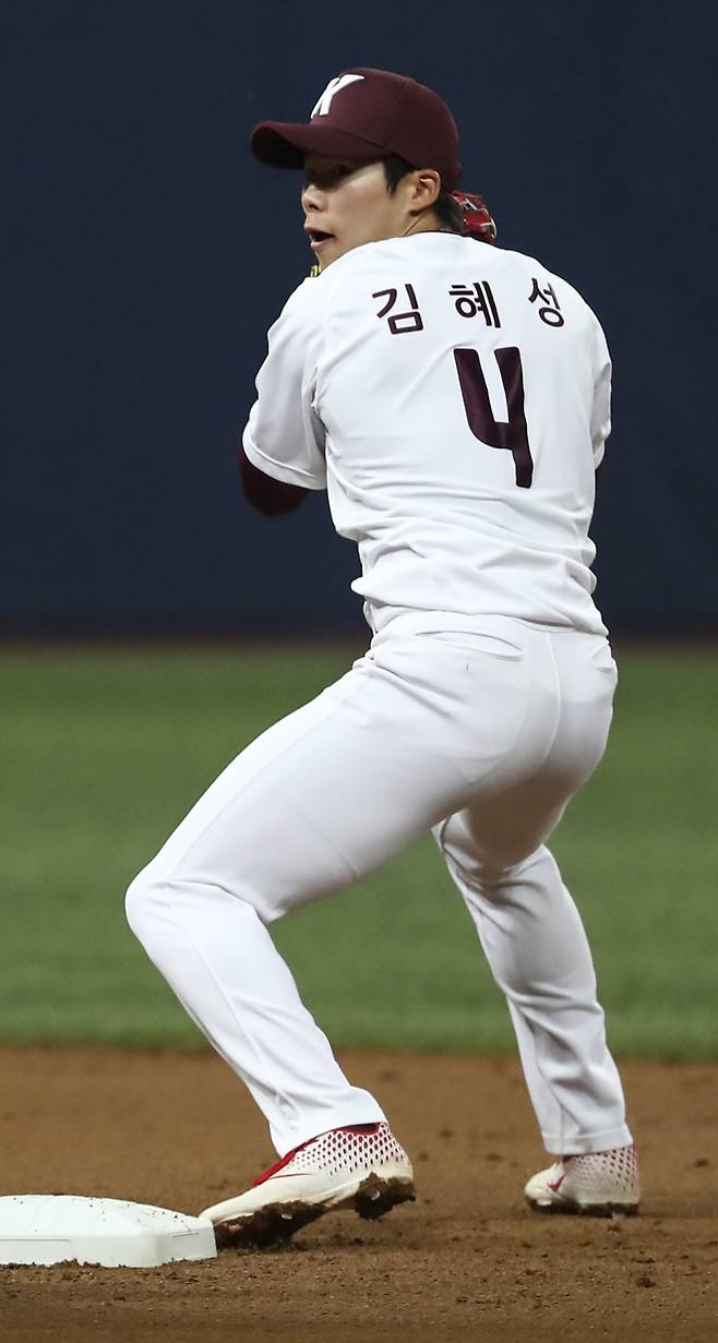 ▲ 키움 김혜성은 지난달까지 등번호 4번을 달다 이달 1일 3번으로 바꿨다. ⓒ연합뉴스