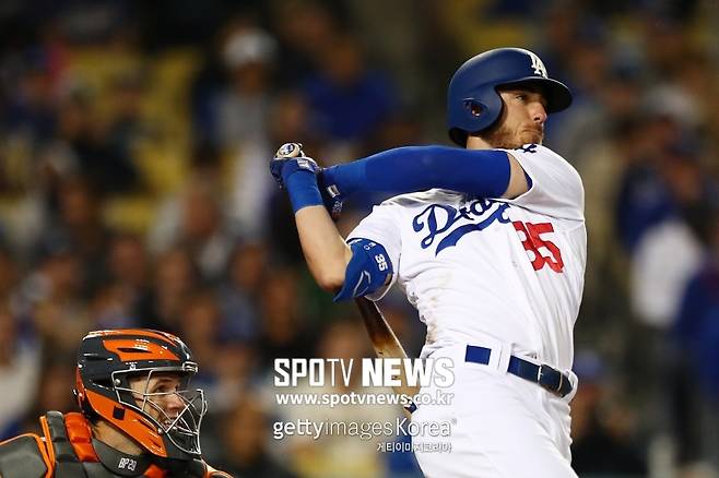 ▲ 만루포를 친 코디 벨린저