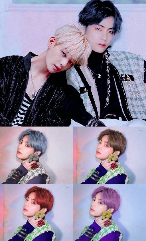 뷔 콘셉트 포토 합성사진