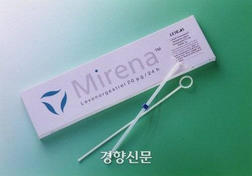 자궁내 피임장치 시술인 미레나. 경향신문 자료사진