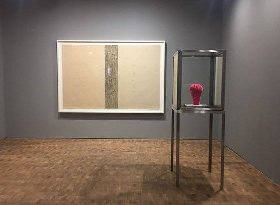 홍콩 하우저앤워스 갤러리에서 열리고 있는 루이스 부르주아 개인전. [이은주 기자]