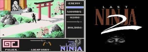 (초창기 어드벤처 게임에서 발전된 듯한 느낌의 ‘라스트 닌자’)