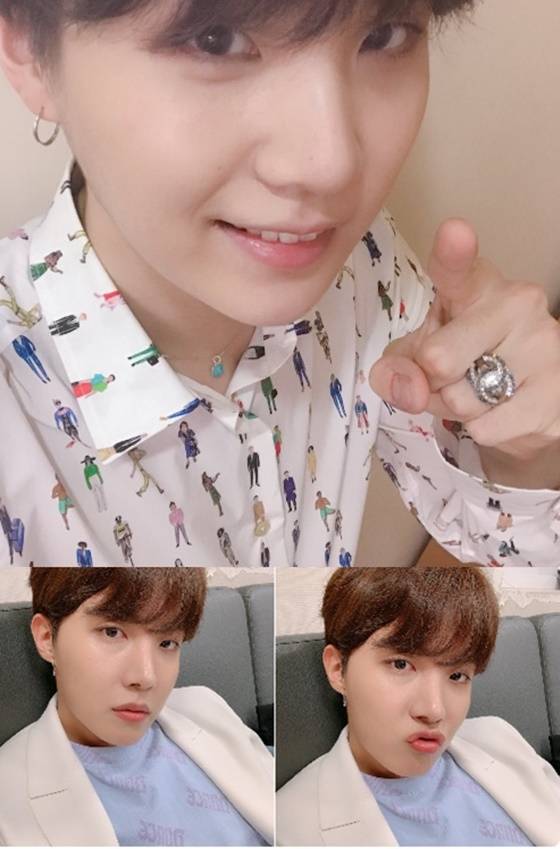 슈가와 제이홉./사진=방탄소년단 트위터