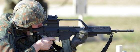 독일 육군의 G36 소총. [사진 독일 연방군]
