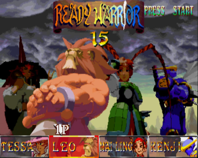 (캡콤다운 멋진 캐릭터 선택 화면)