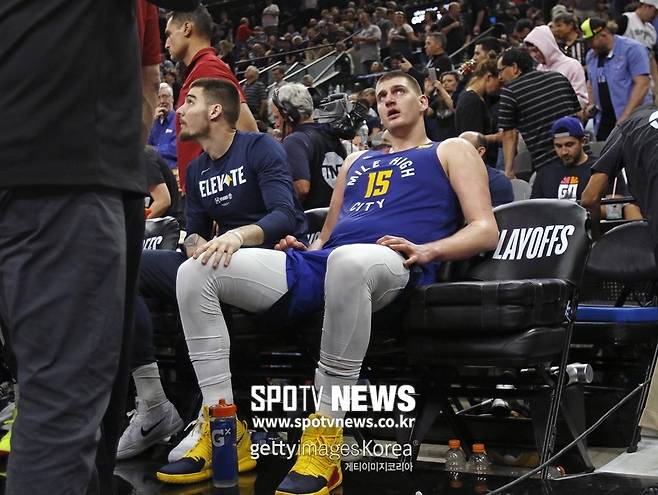 ▲ 니콜라 요키치. 무려 65분을 뛰었다.