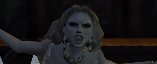 (몇대 때리니까 심기가 불편해지신 누님)