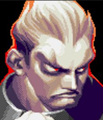 (작중 주인공인 드라큘라 데미트리. 1편의 일러스트와 3편의 일러스트)