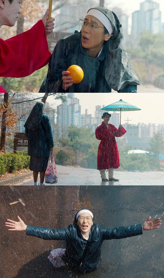 SBS 금토드라마 '열혈사제'에서 김인경 수녀 역의 백지원/사진=삼화네트웍스