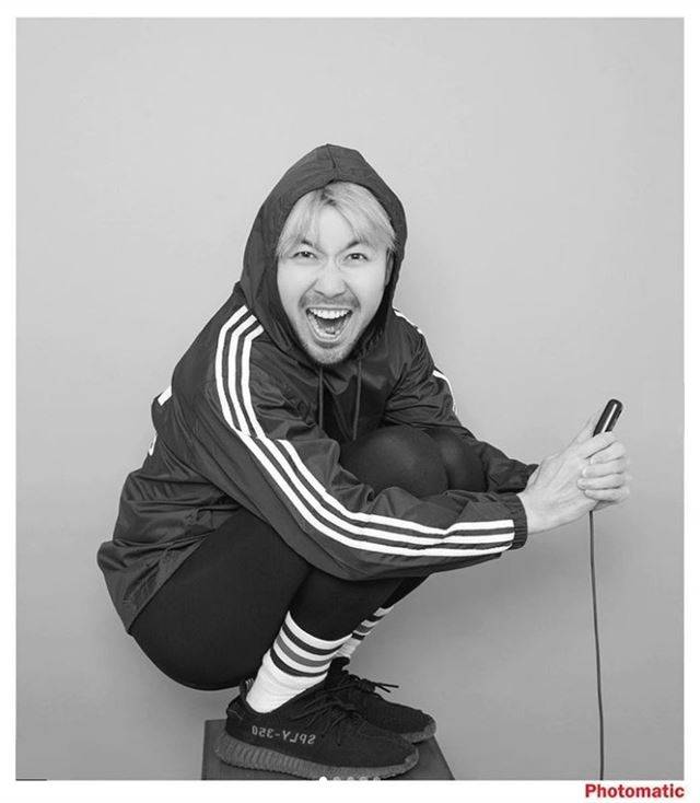 셀프 사진관 '포토매틱'에서 촬영한 방송인 노홍철. 포토매틱 제공