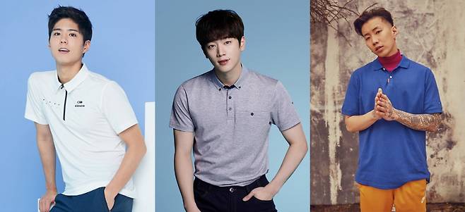 패션업계 폴로 티셔츠 화보