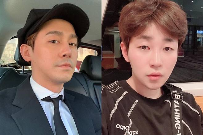 ▲ 김상혁(왼쪽)과 딘딘이 오는 6월 3일 부터 SBS 러브FM '오빠네 라디오' DJ로 청취자들과 만난다. 출처| 김상혁SNS, 딘딘 SNS