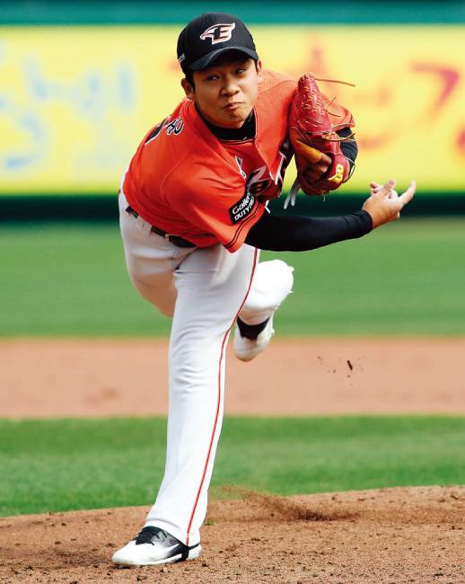 한화 이글스의 2000년생 투수 김진욱. [한화이글스]