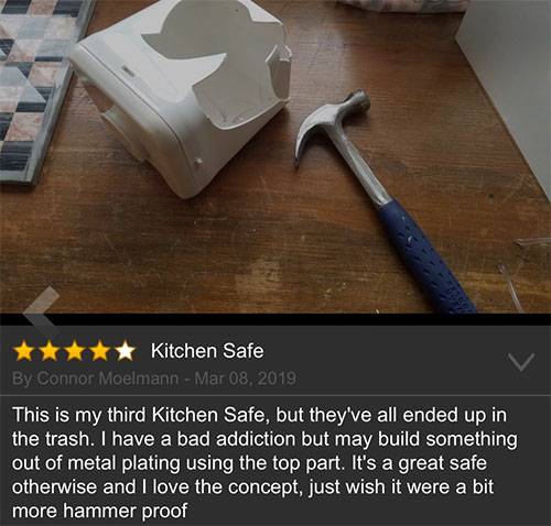 간혹 욕망이 너무 커 금욕 상자를 깨는 사람도 있습니다.