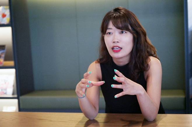 지난 11일 서울 용산구 제일기획 사옥에서 만난 이슬기 CD는 광고인이란 단순히 영상을 만드는 것이 아니라 광고주가 필요한 마케팅과 브랜딩을 컨설팅하고 실행으로 옮길 수 있어야 한다고 강조했다.(사진=제일기획)