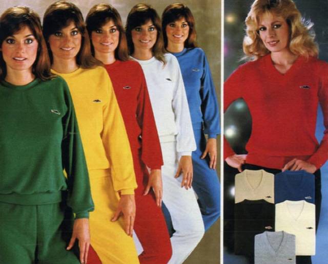 80년대 유행했던 컬러 패션 / retrowaste