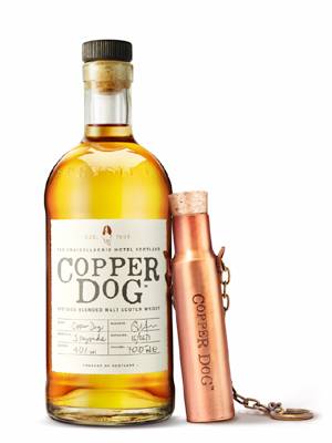 블렌디드 몰트 위스키 `코퍼독`과 코퍼독 디퍼. [사진 제공 = 디아지오코리아]