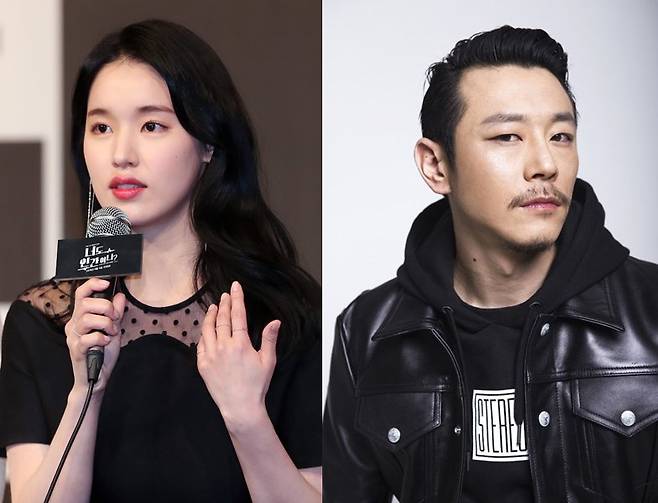 배우 박환희와 래퍼 빌스택스. [일간스포츠]