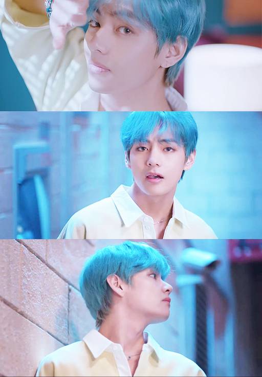 'Lights' 뮤직비디오 속 뷔 캡처