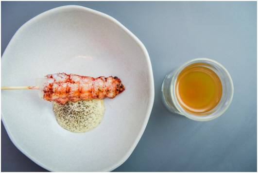 하이디 비아스카(Heidi Bjerkan) 셰프의 랑구스틴 요리