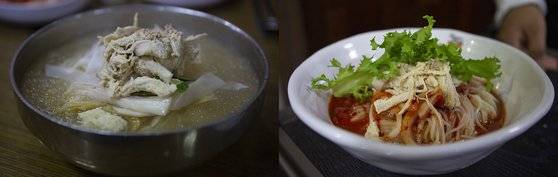 새콤하고 알싸한 초계국수. 여름철 별미다. [사진 경기관광공사]
