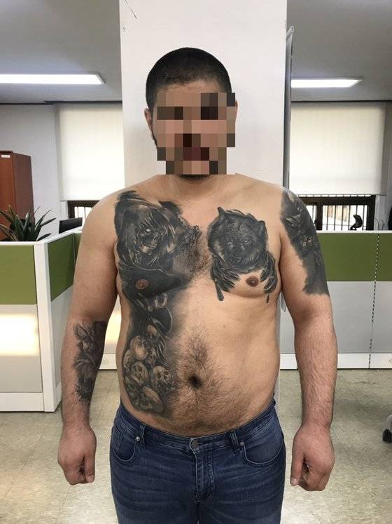 상대 범죄조직원을 납치한 러시아인. [사진 경찰청]