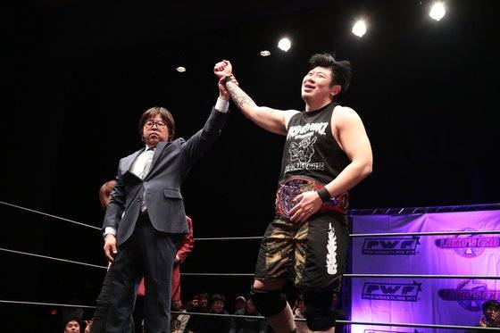 '올 아시아 헤비급 챔피언'에 등극한 김남석 선수. [사진 김남석]